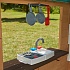 Детский игровой домик для улицы  Бунгало у озера  - миниатюра №4